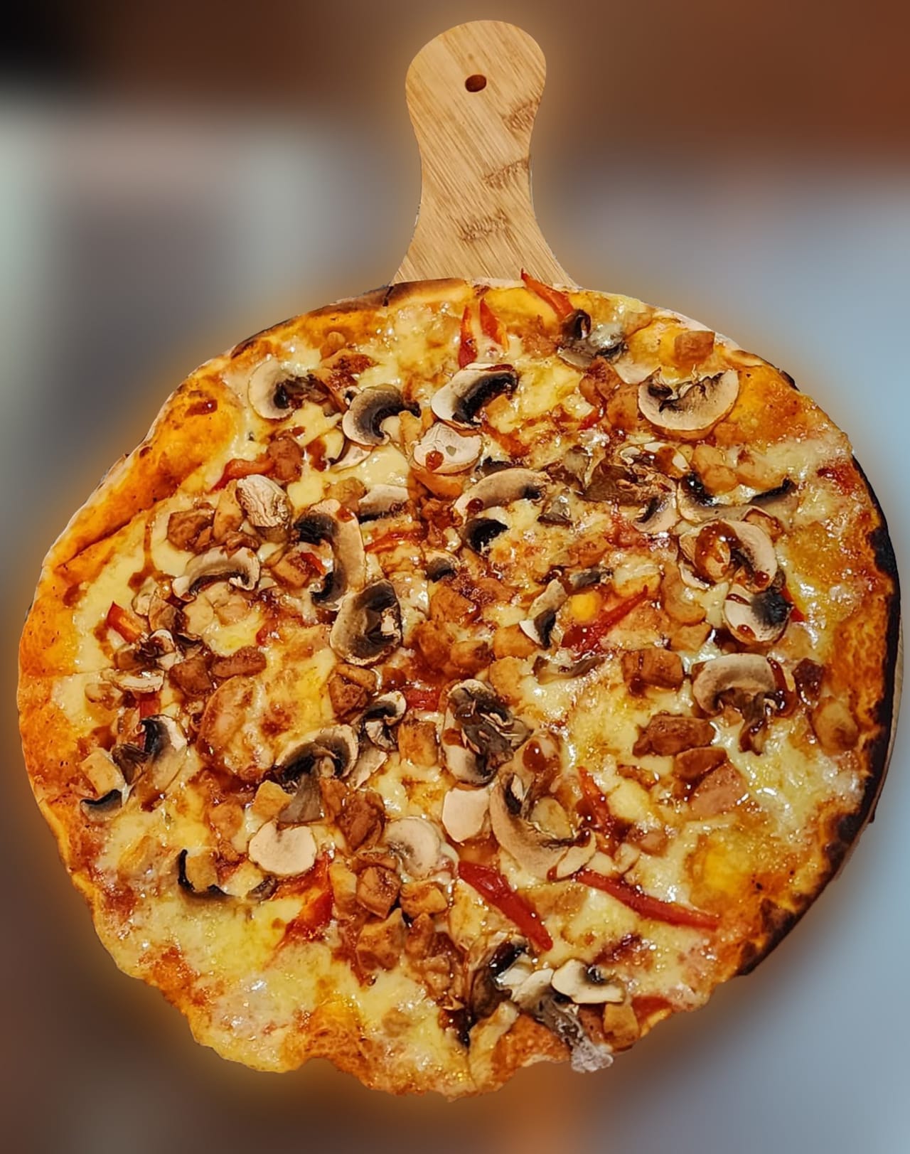 Chicken & Mushroom Pizza